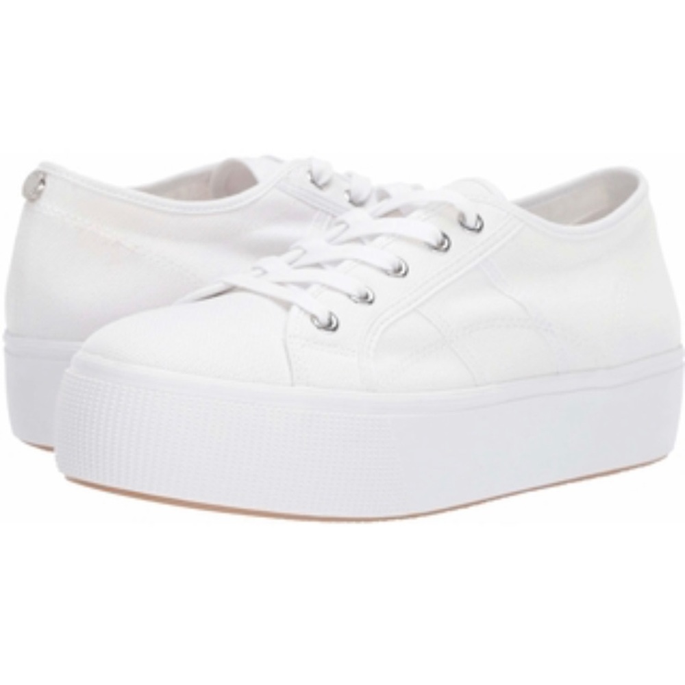 Steve Madden white platform sneakers